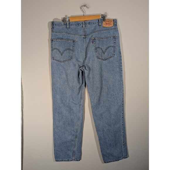 Levi's 550 Men Blue Relaxed Fit Denim Jeans Sz 40 Workwear Western Cowboy - Picture 2 of 12